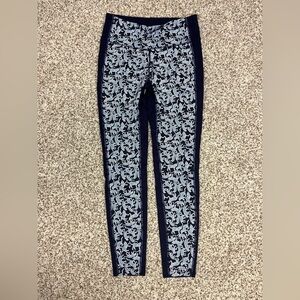 Old Navy, Navy and Light Blue Patterned Leggings